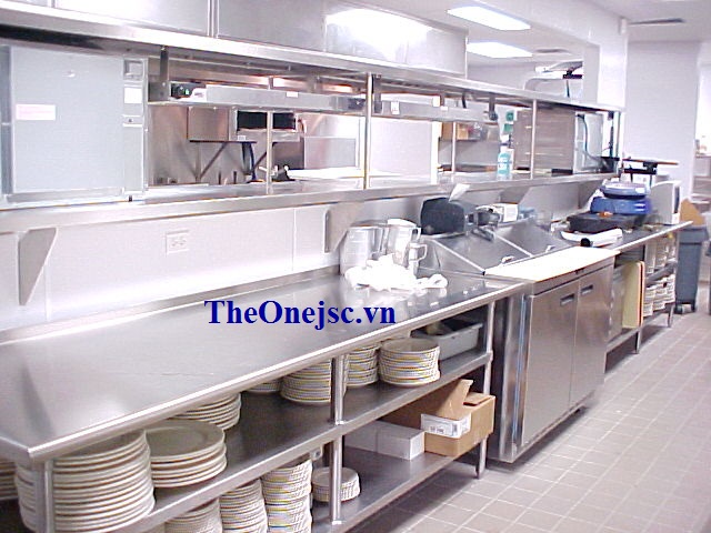 mô hình sắp đặt bếp ăn công nghiệp